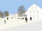 Visualisierung Aloys-Nesseler-Platz aus ISEK